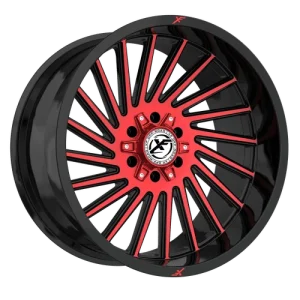 XF Off-Road – XF-239 – Black – 20″x10″ -12mm – Summer Wheels – XF-239201061351397-12GBMRED